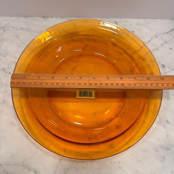 Duralex Vermeil Amber Glass 10" Pie Plate - Picture 4 of 4